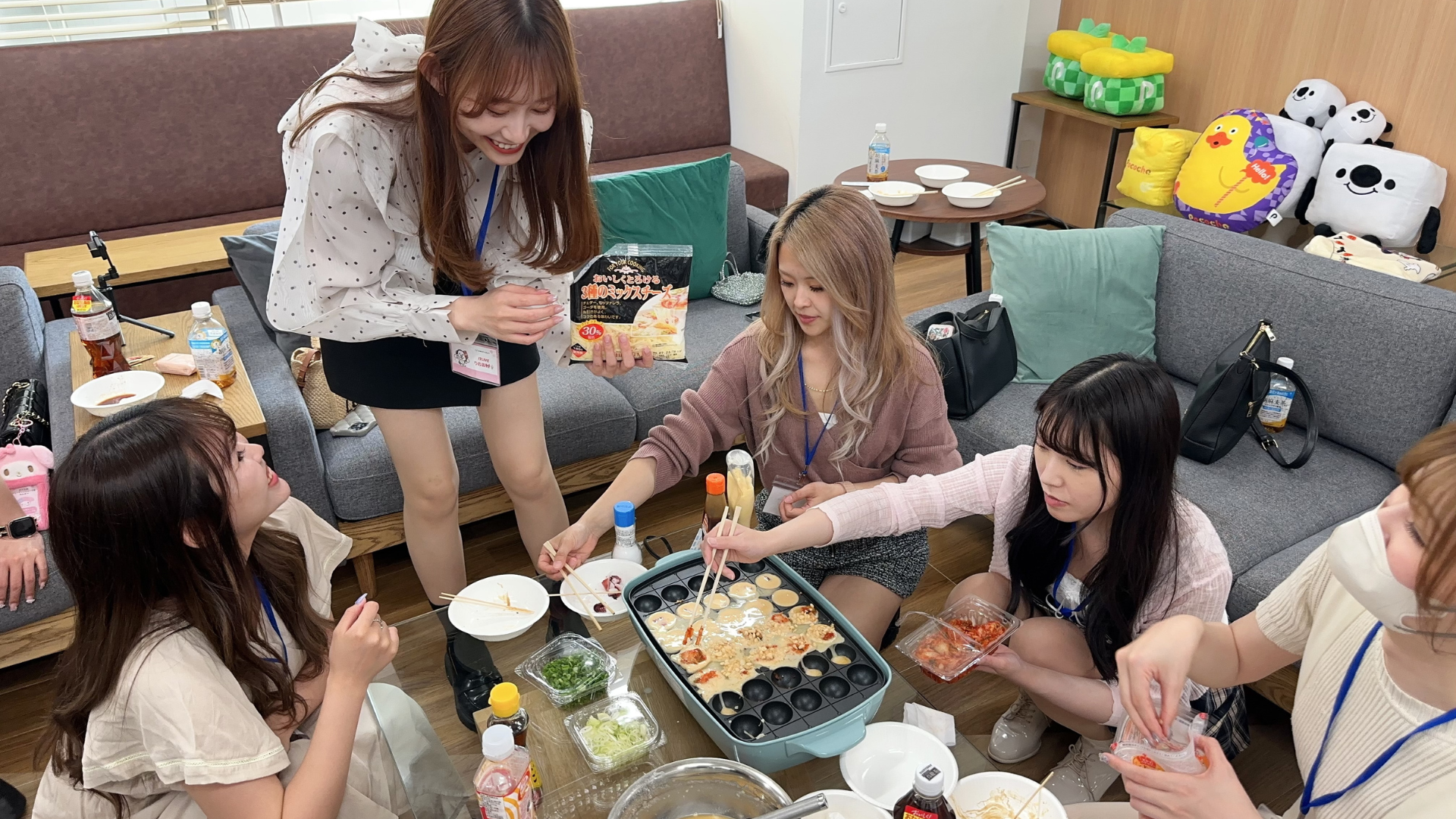 ONECARAT 春のお花見ライバー交流会手巻き寿司&たこ焼き1
