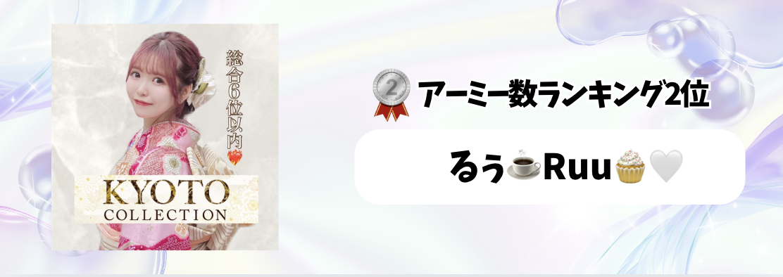 【17LIVE】ONECARATマンスリーランキング