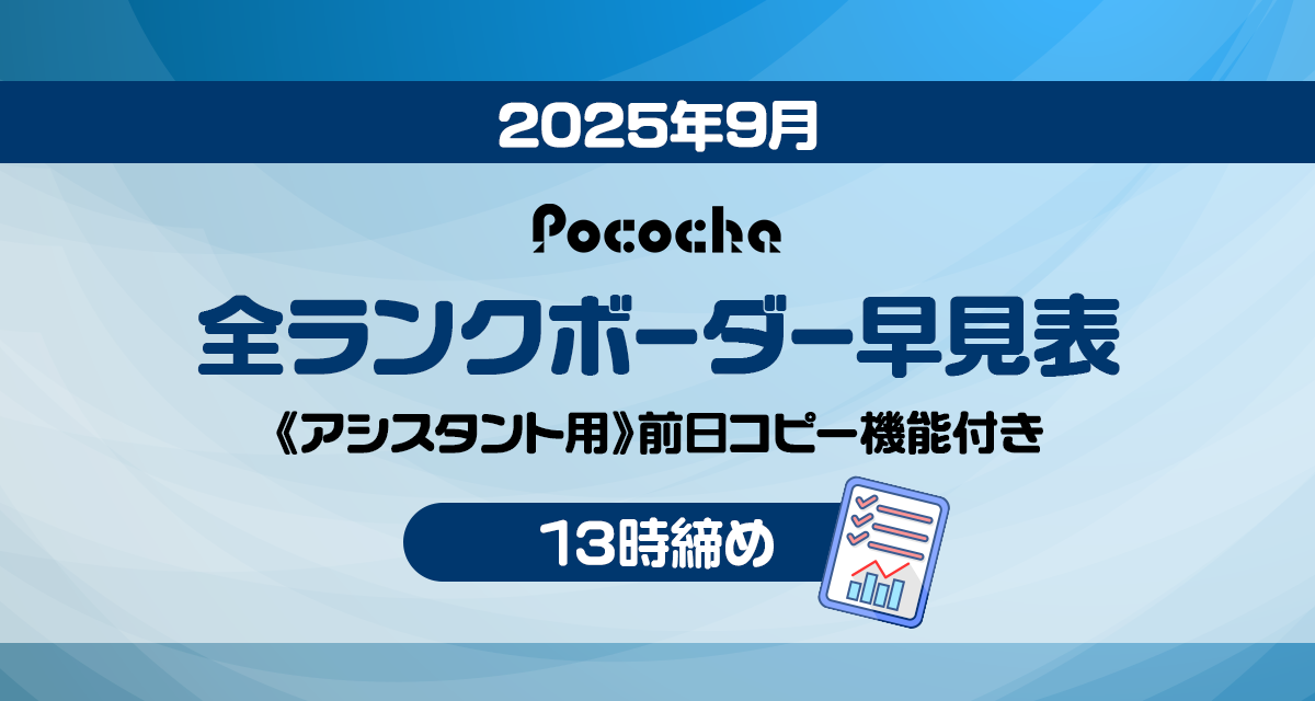 Pococha_ボーダーランク_13時締め_9月
