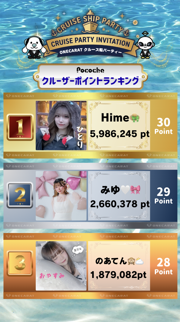 pクルージングランキング