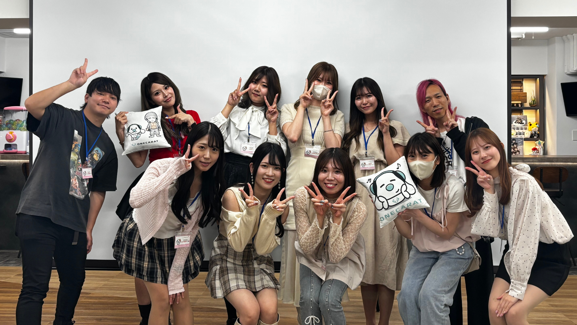 ONECARAT 春のお花見抽選会＆ライバー交流会ライバーたち