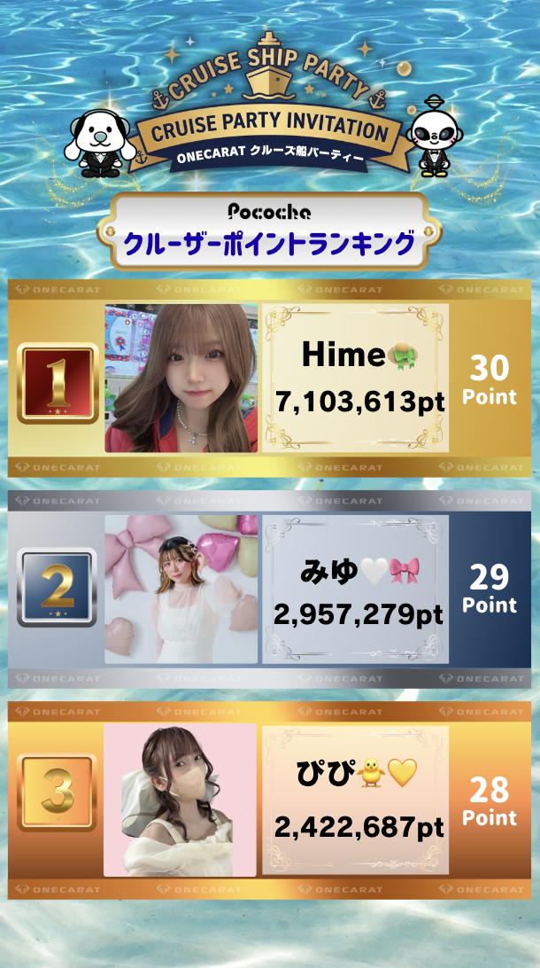 pクルージングランキング